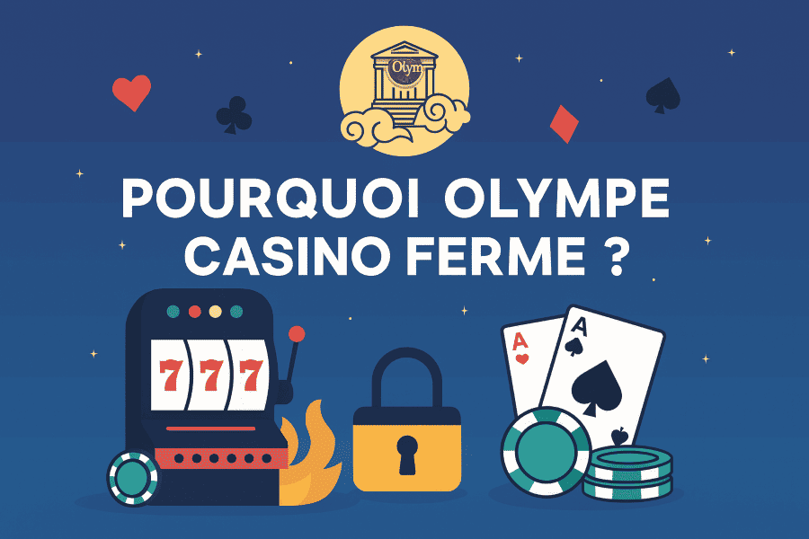 Olympe Casino Fermeture Pourquoi site du online Olympe Casino ferme en France ?