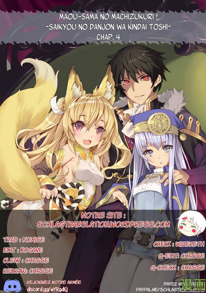 Maou-sama no Machizukuri! Saikyou no Dungeon wa Kindai Toshi chapitre 4 |  zero-scan.fr